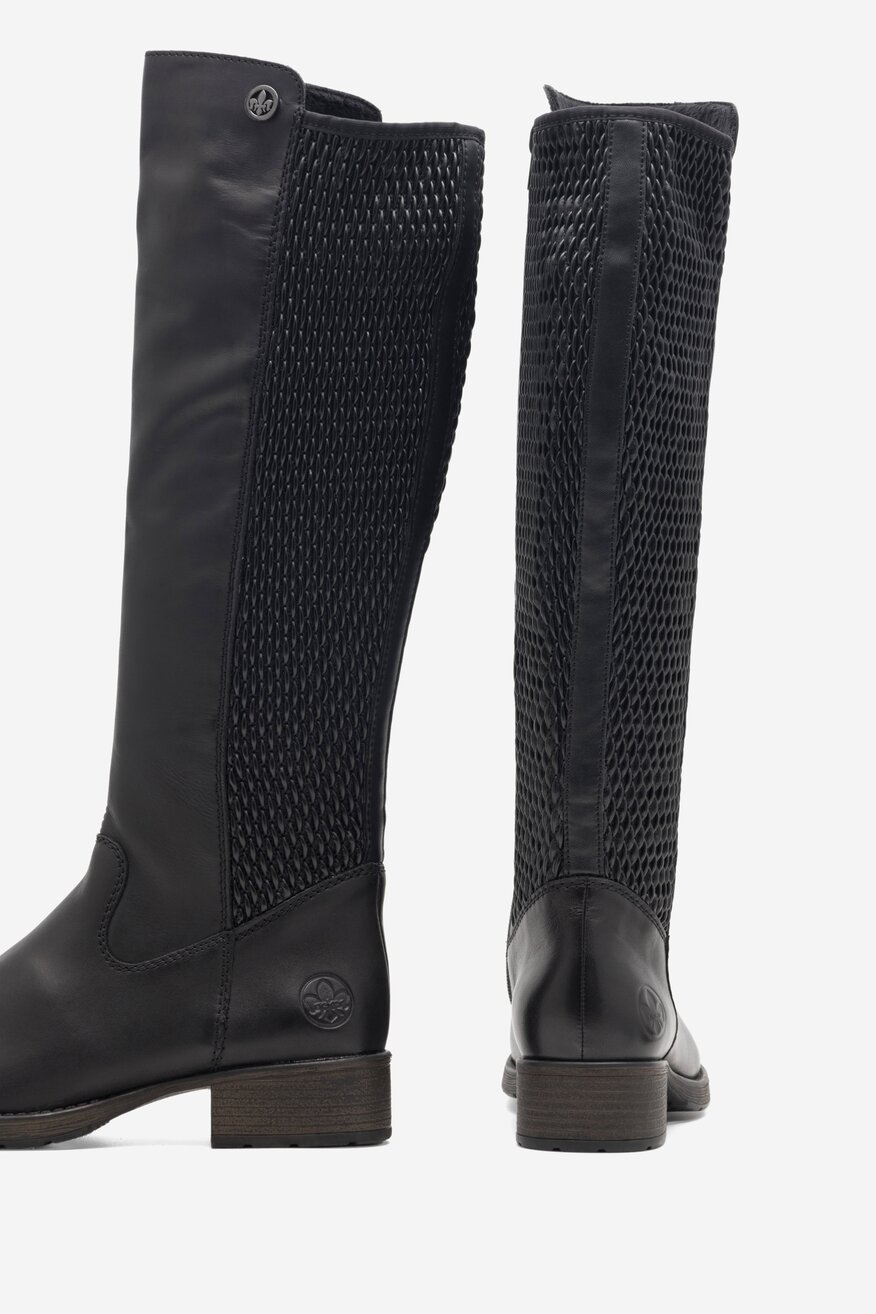 Kozaki Rieker Z9591-00 Czarny