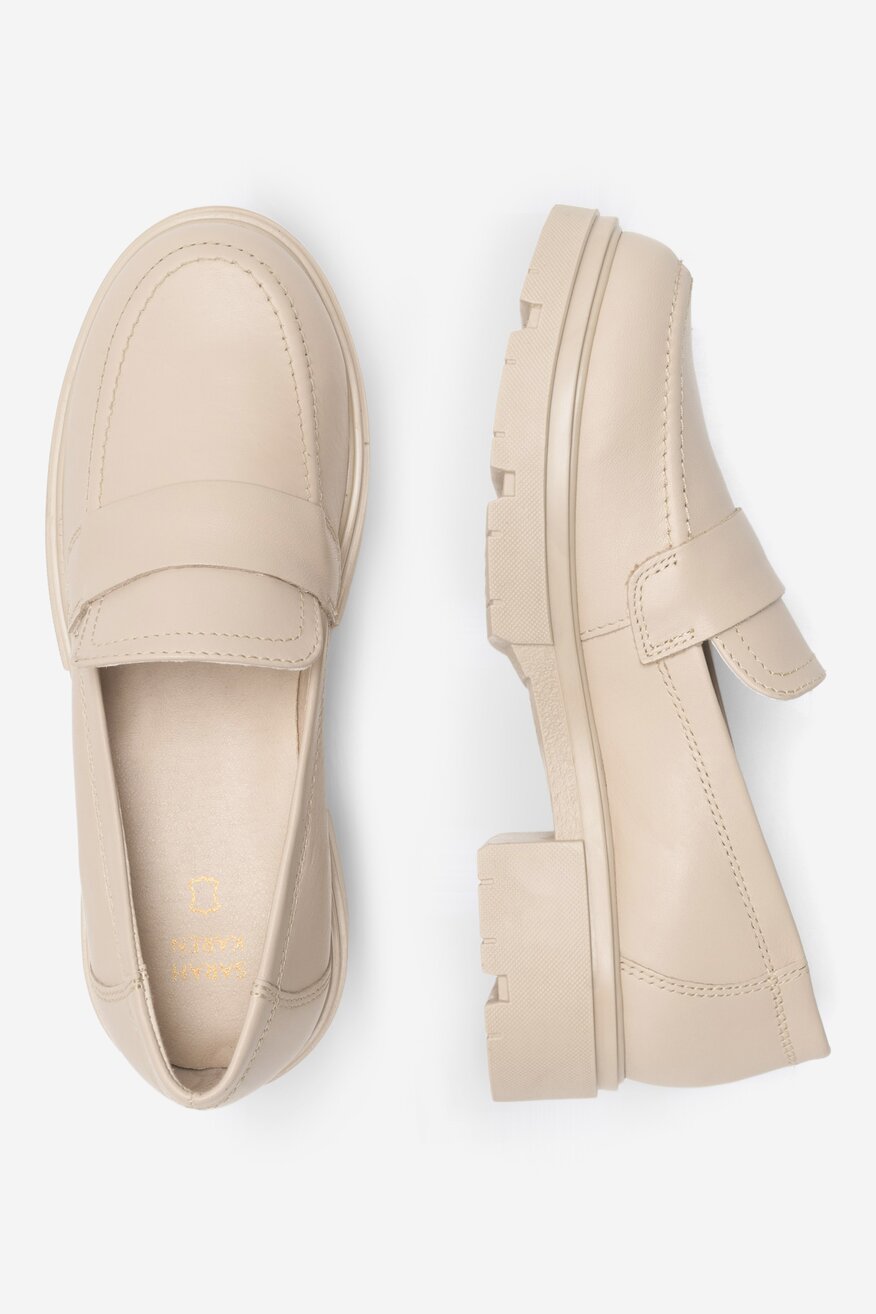 Półbuty Sarah Karen ARC-LAMI-01 Beżowy