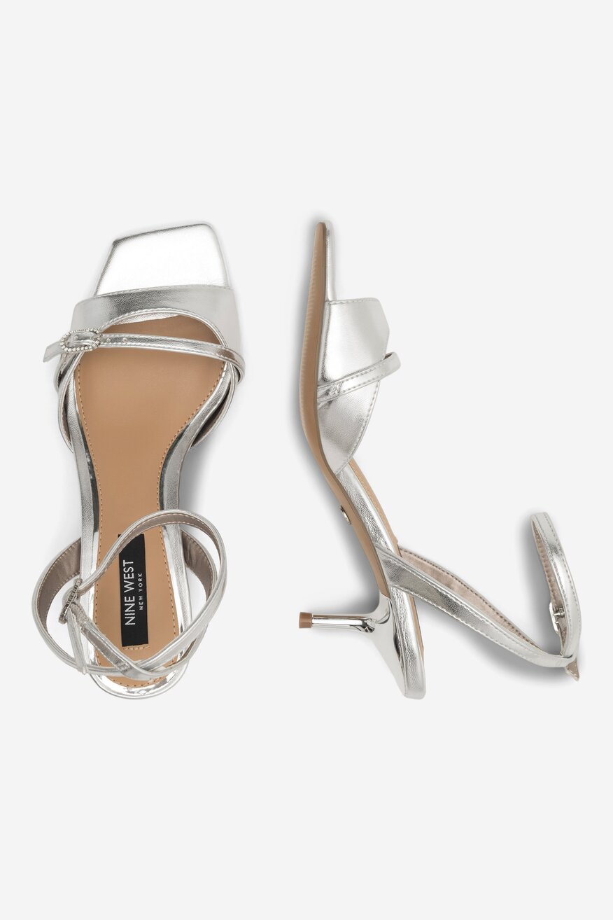 Sandały NINE WEST FEROZA BYCCC02 Srebrny