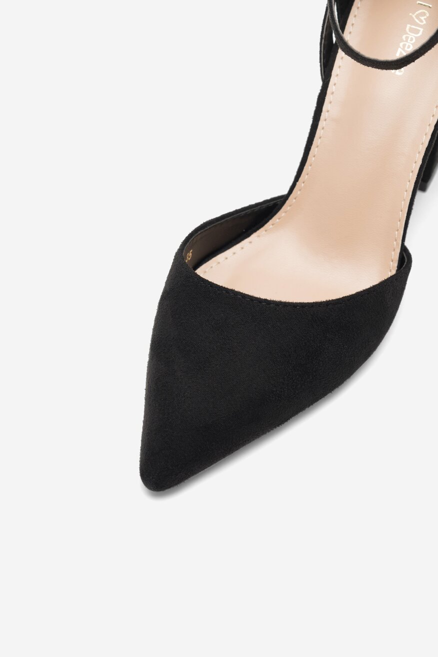 Czółenka DeeZee KL-HT6160 Czarny