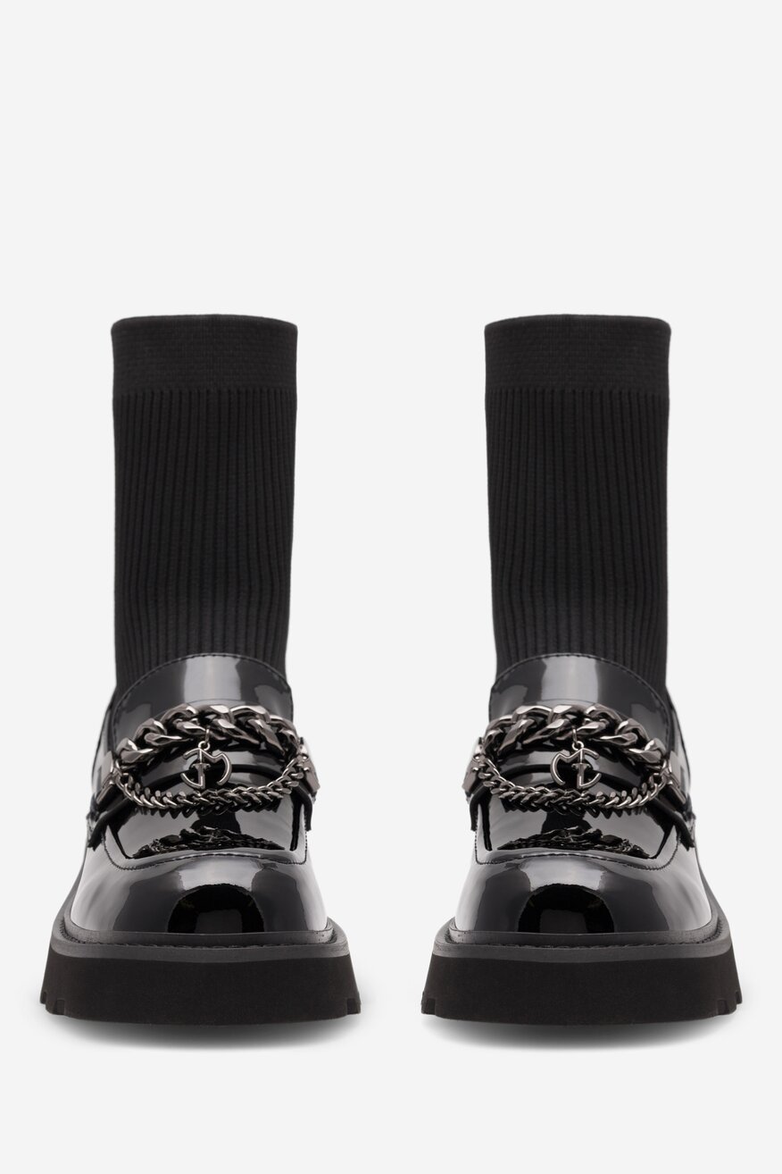 Botki EVA MINGE BACAU-V1063-119-1 Czarny