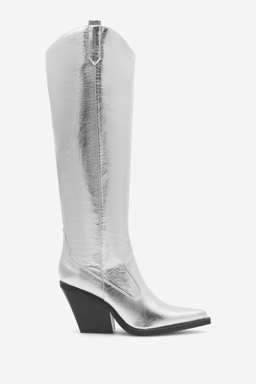 Kozaki Jenny Fairy LS5841-07-2 ALEXIS Srebrny