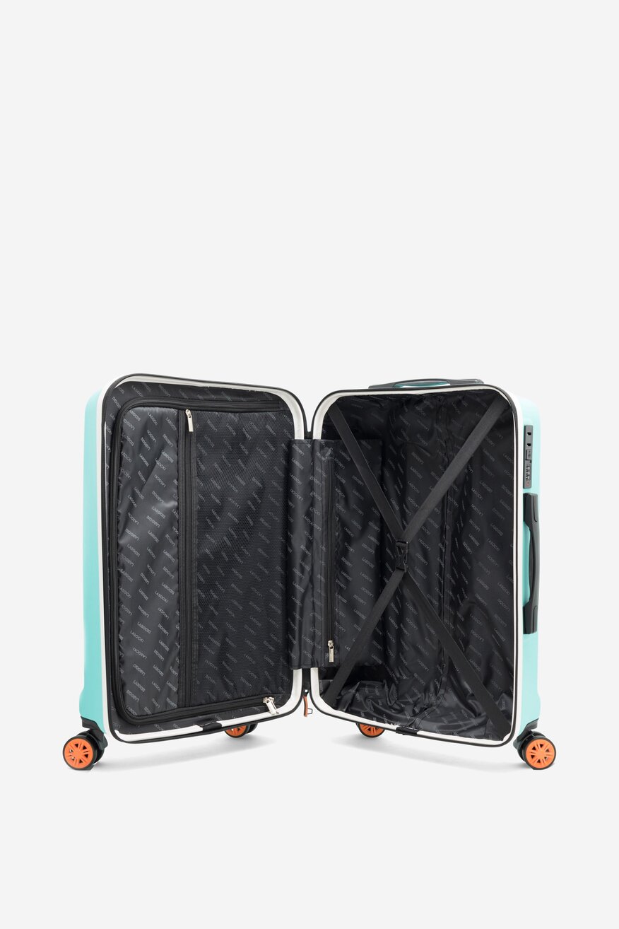 Walizka Lasocki WAL-M-04TURQUOISE-04 Turkusowy