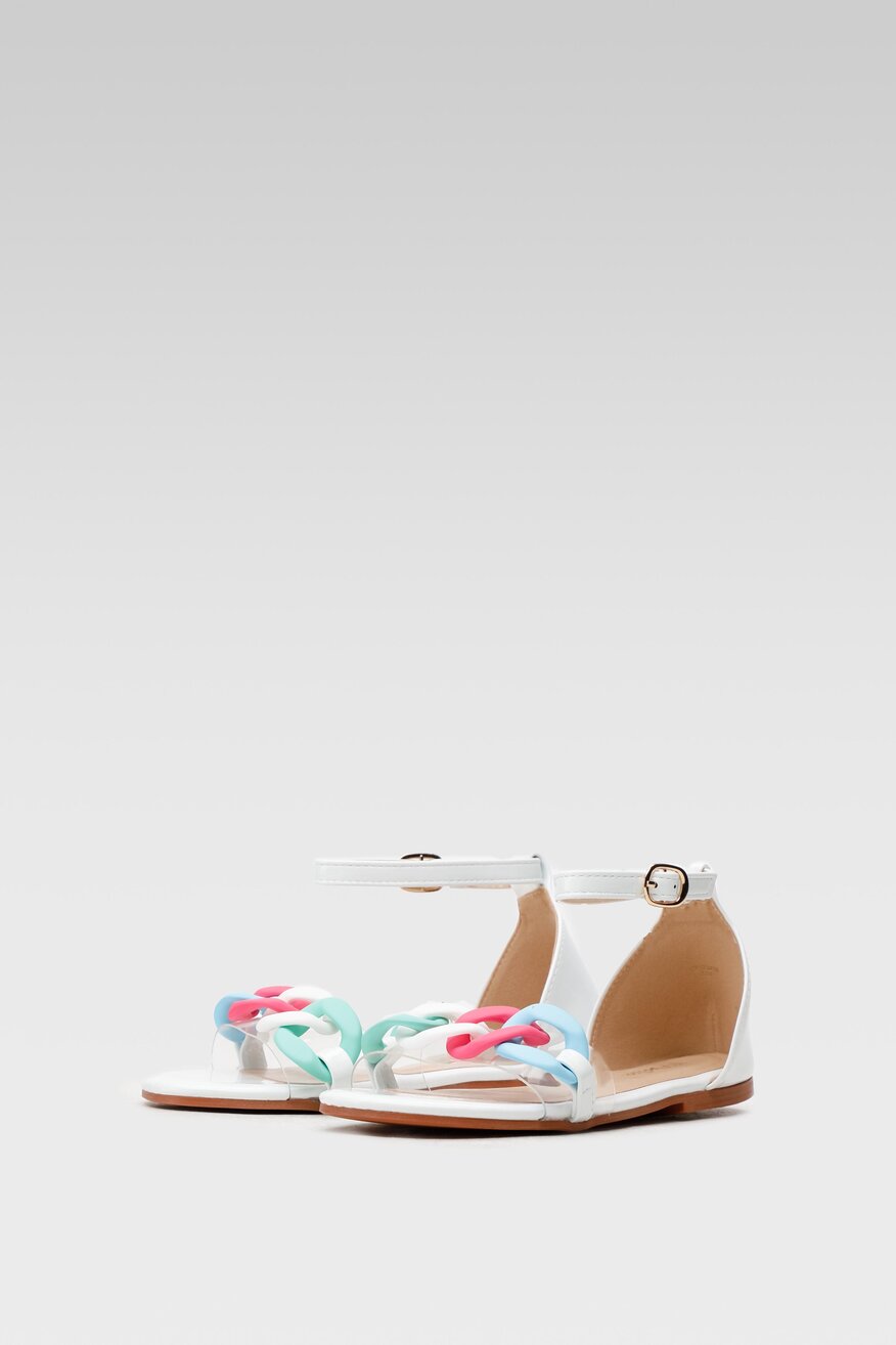 Sandały DeeZee CS123456 Biały