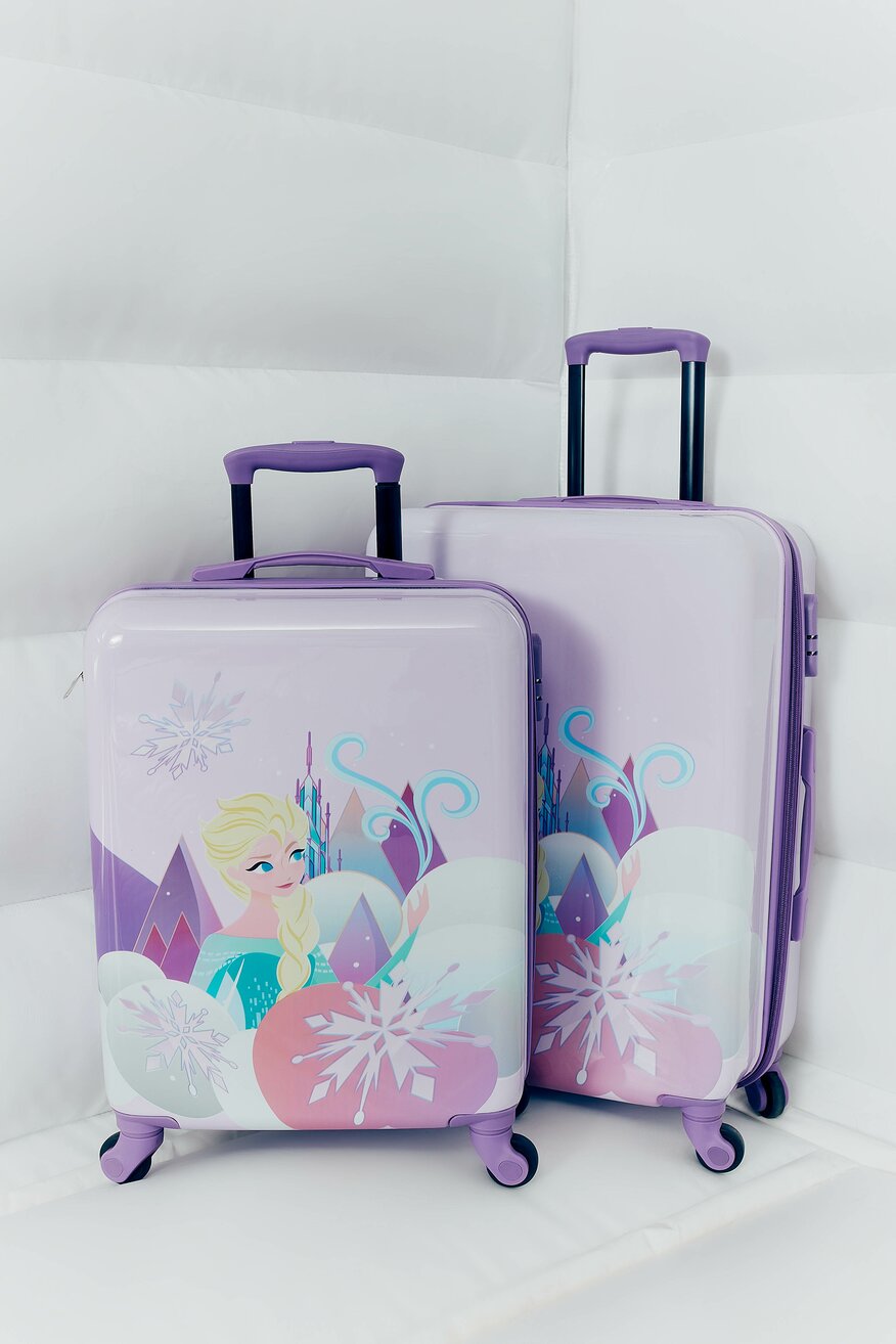 Walizka Frozen ACCCS-AW23-222DFR-M Fioletowy