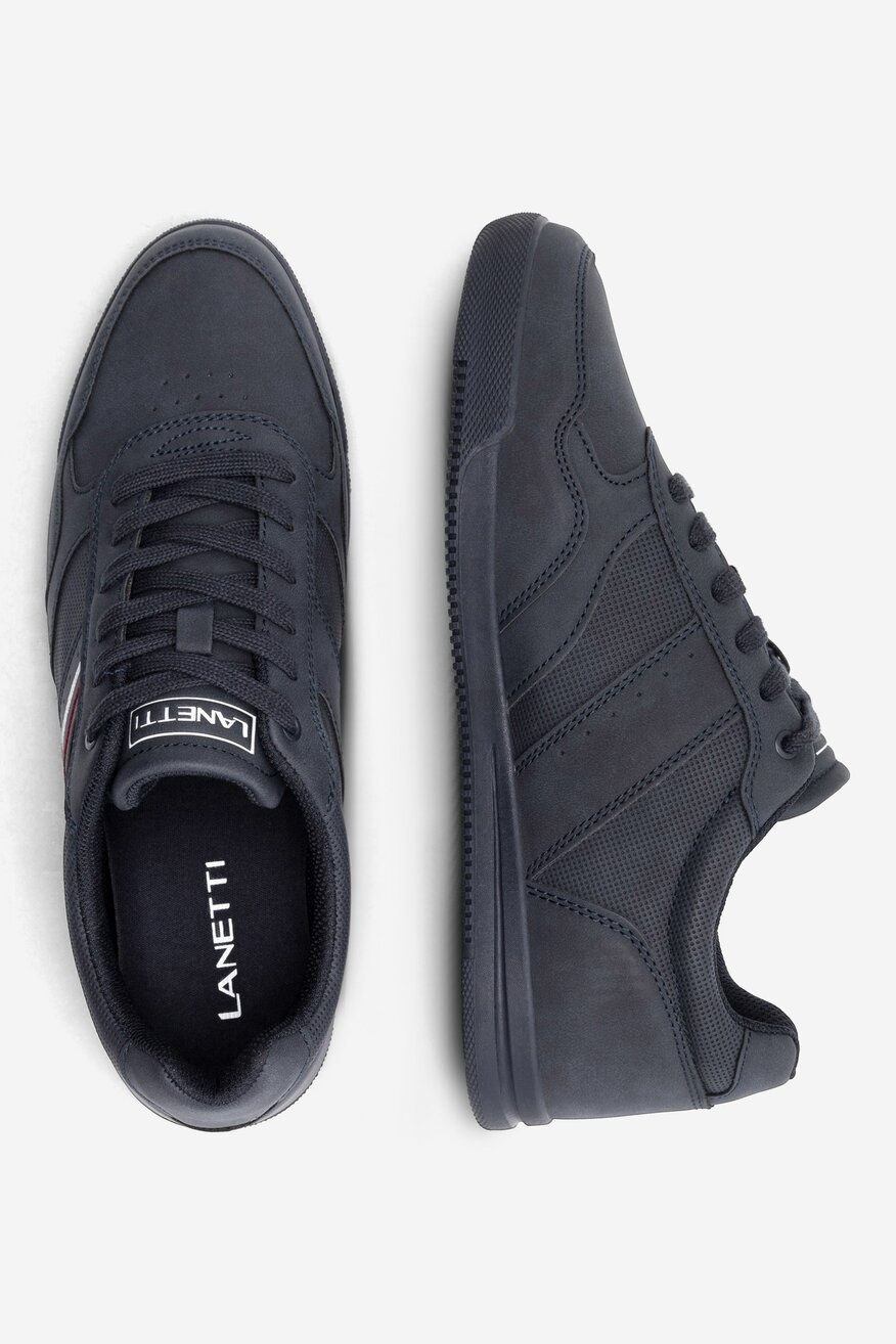 Półbuty Lanetti MP07-11728-03 Granatowy