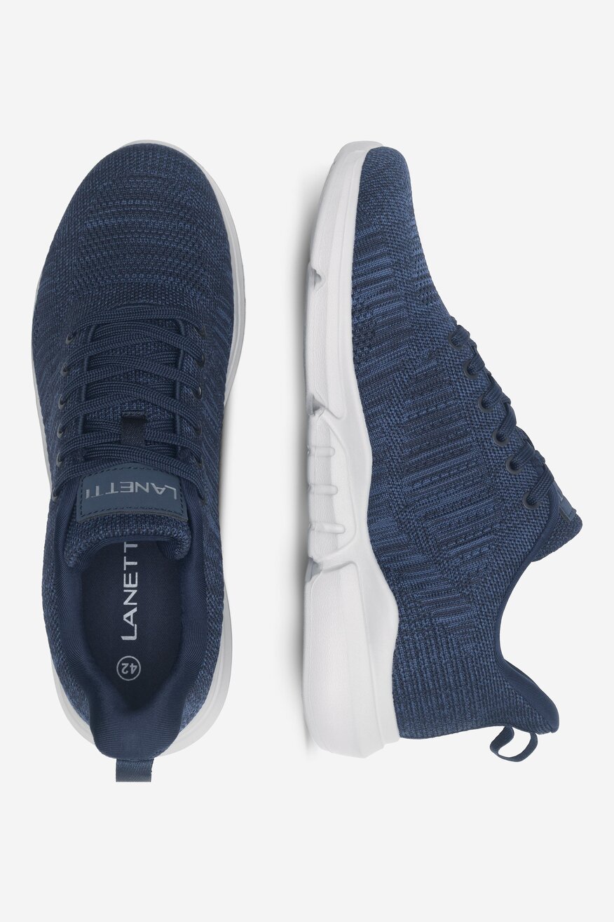 Półbuty Lanetti MP07-21807-01 Granatowy