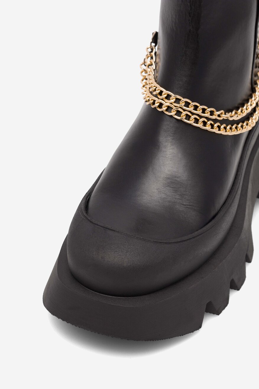 Botki EVA MINGE IDEM-001 Czarny