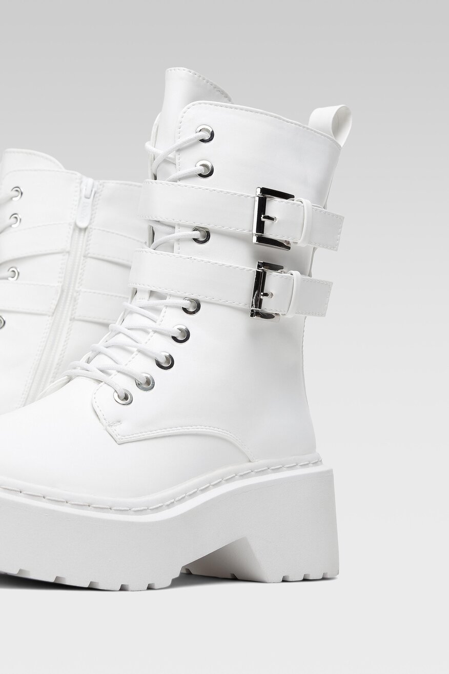 Trzewiki DeeZee WS5656-01 Biały