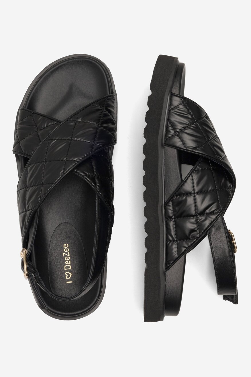 Sandały DeeZee DONNA H86009-9 Czarny