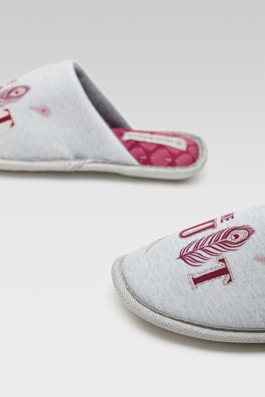 Kapcie Home&Relax 22SAG1016 Szary