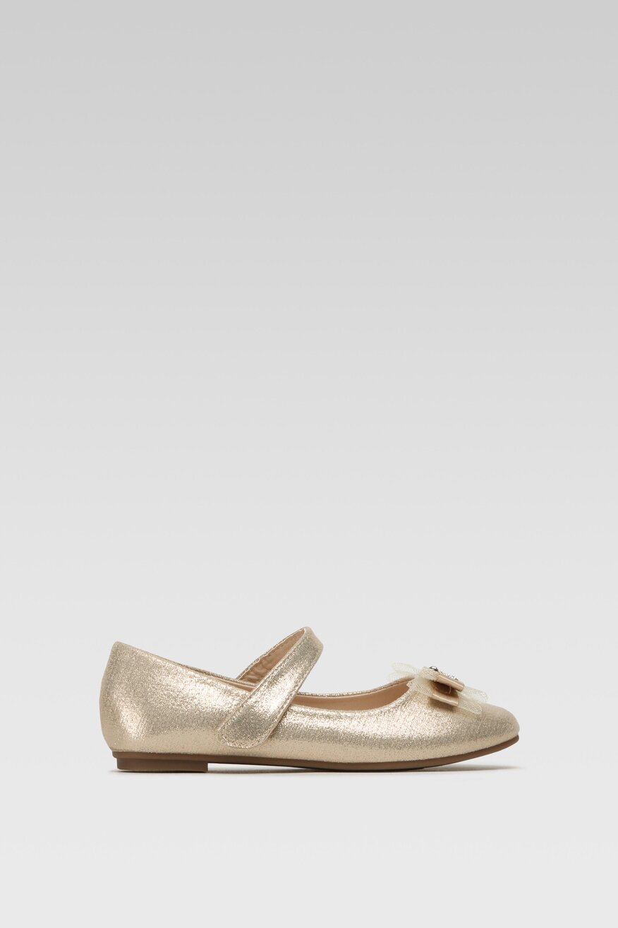 Baleriny Nelli Blu CM22063-3 Złoty