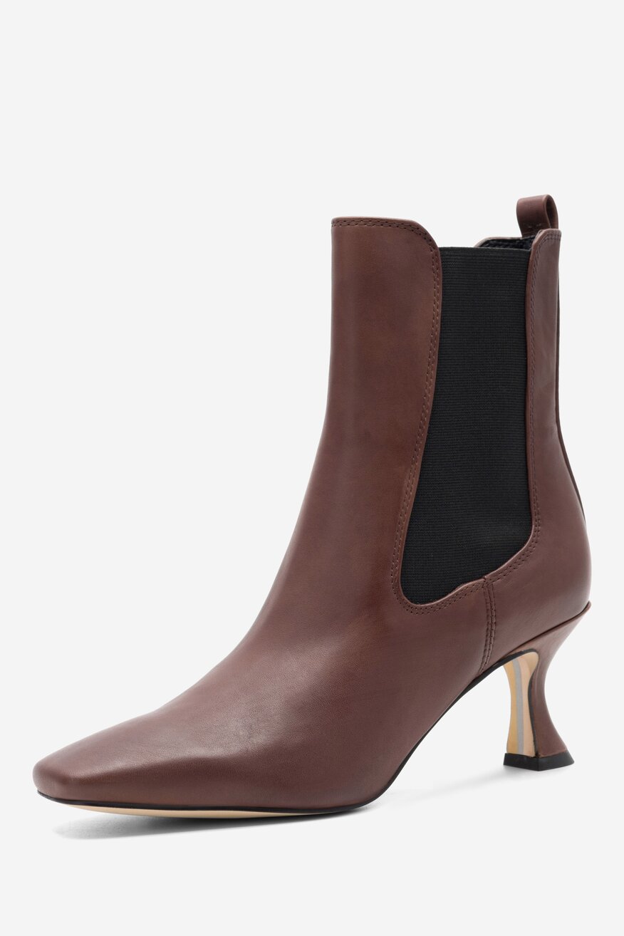 Botki SAM EDELMAN H8662L1200 Brązowy ciemny