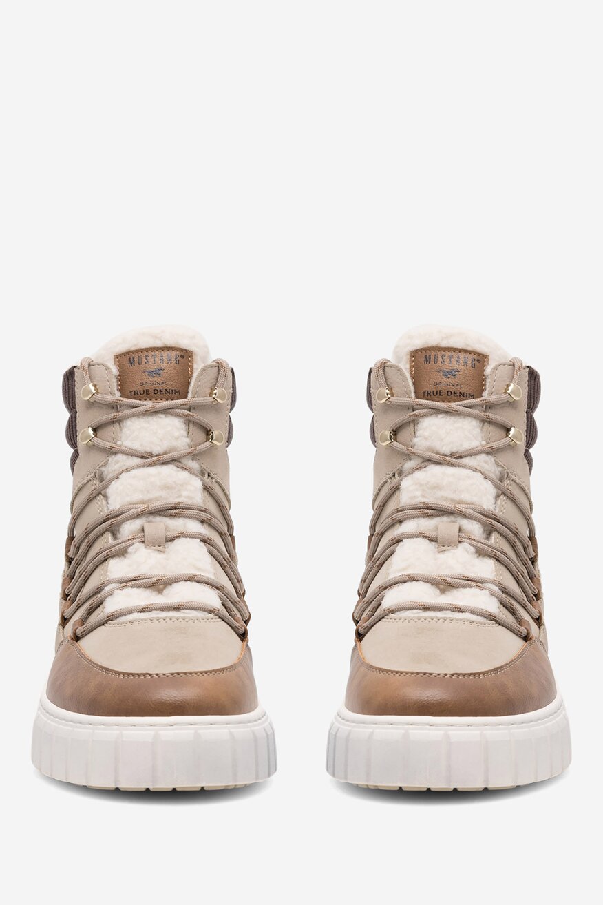 Trzewiki Mustang 1446-601 BIG Beżowy