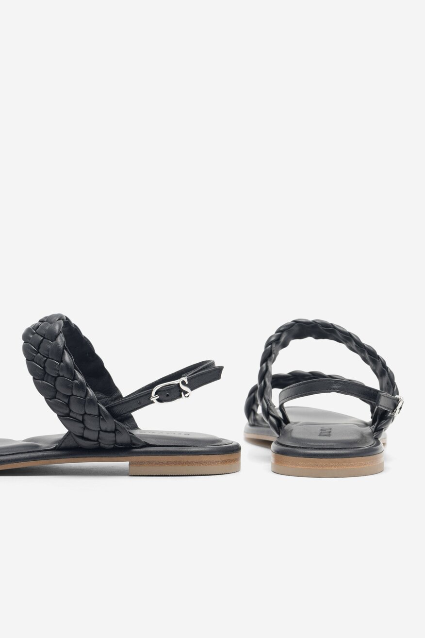 Sandały SIMPLE SITGES-35512 Czarny