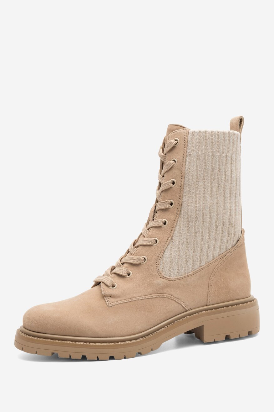 Botki SAM EDELMAN H3912M4251 Kremowy