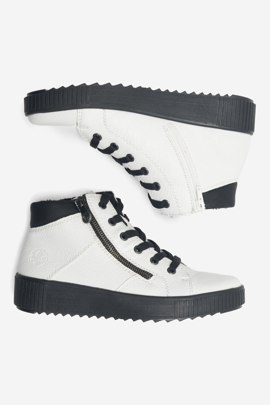 Trzewiki Rieker M6434-80 Biały