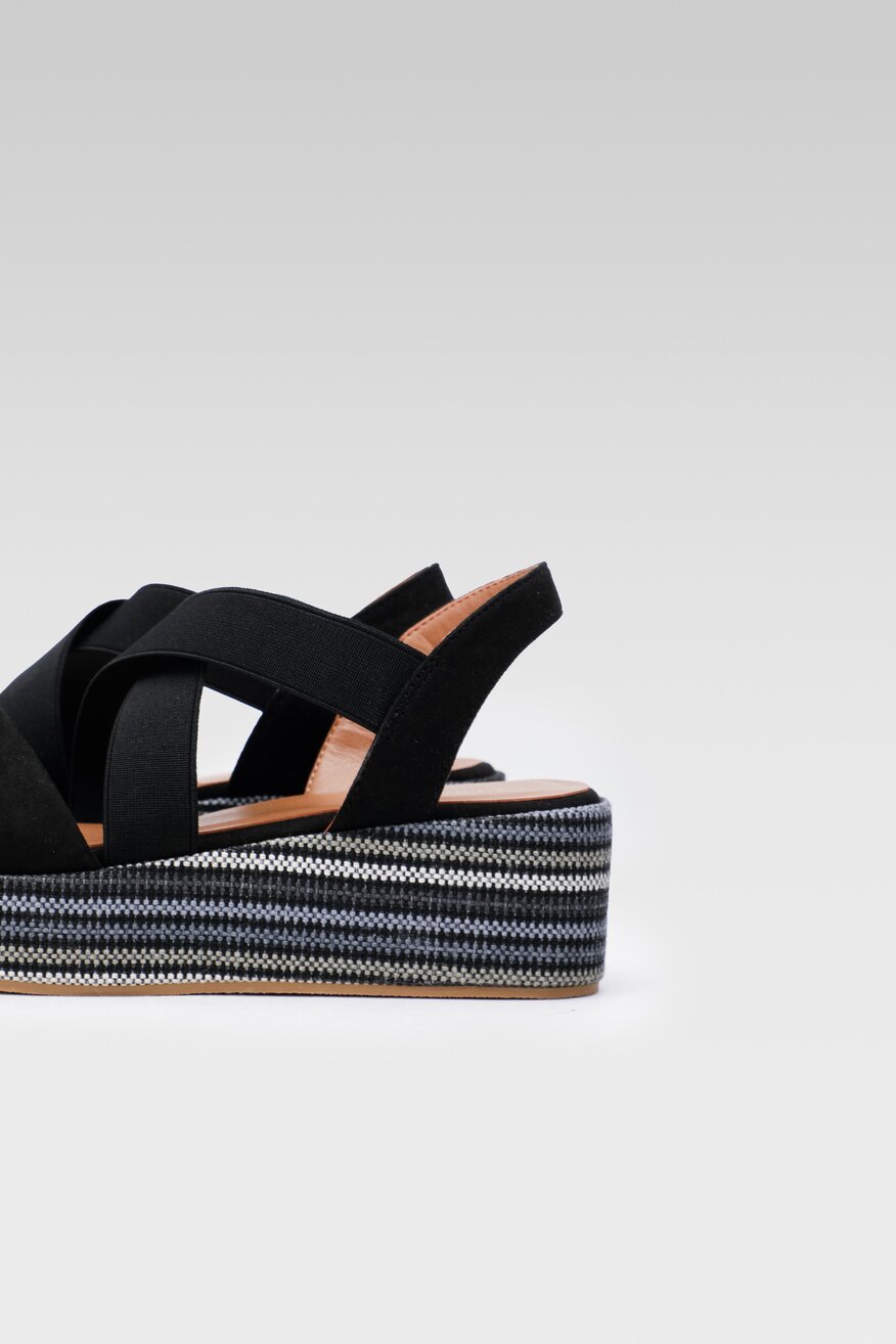 Sandały Clara Barson LIVIA WS22127-03 Czarny