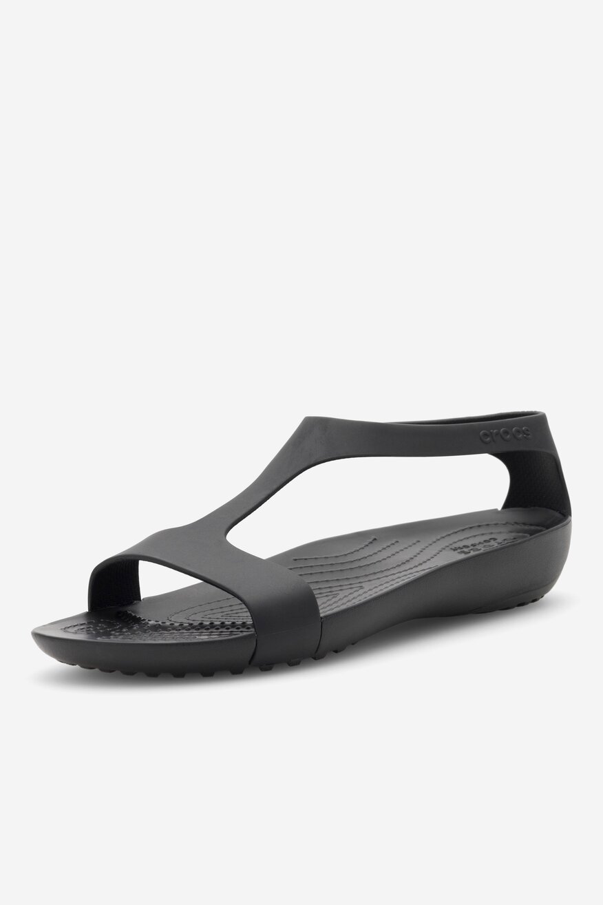 Klapki basenowe Crocs SERENA SANDAL 205469-060 Czarny