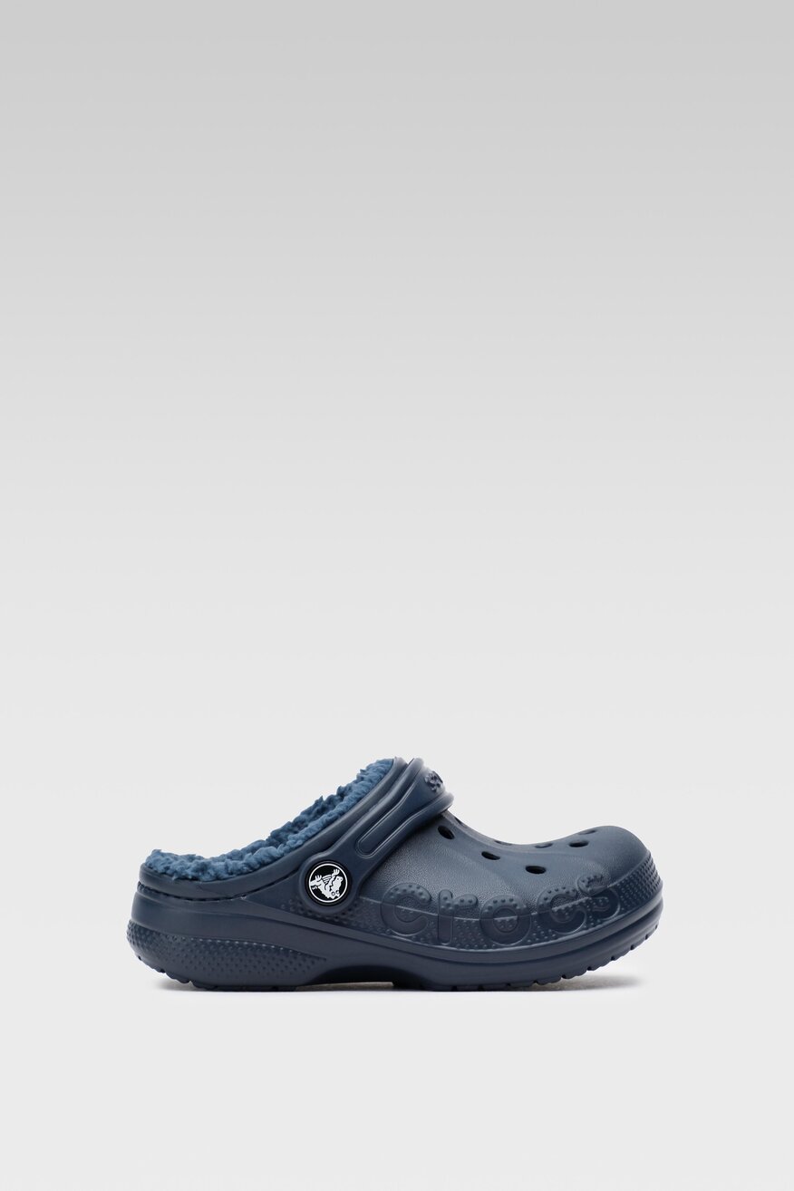 Klapki basenowe Crocs BAYA LINED CLOG K 207500-463 Granatowy