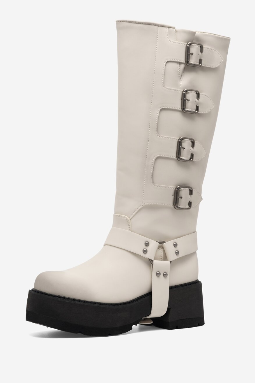 Kozaki Jenny Fairy SORINE WS22236-04 Biały