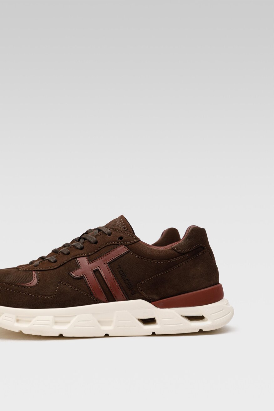 Półbuty Togoshi MI08-BREMER2-05 Brązowy