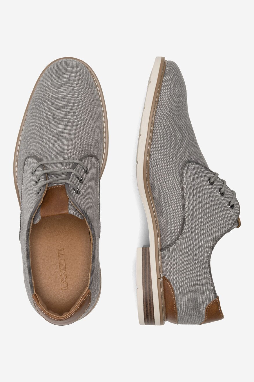 Półbuty Lanetti 120AM1888-3 Szary jasny