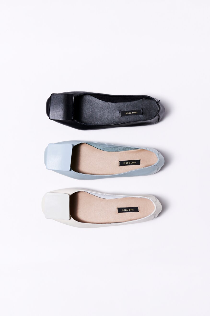 Baleriny Gino Rossi SIMONA-E23 25416PE Czarny