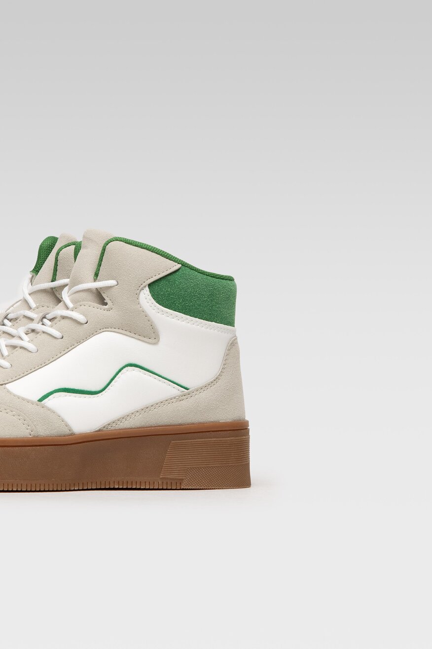 Półbuty Nylon Red WAG1152105A-02 Zielony