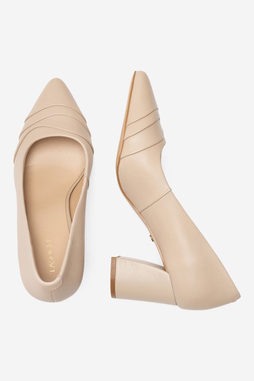 Czółenka Lasocki KOTE WYL3291-1Z Beżowy