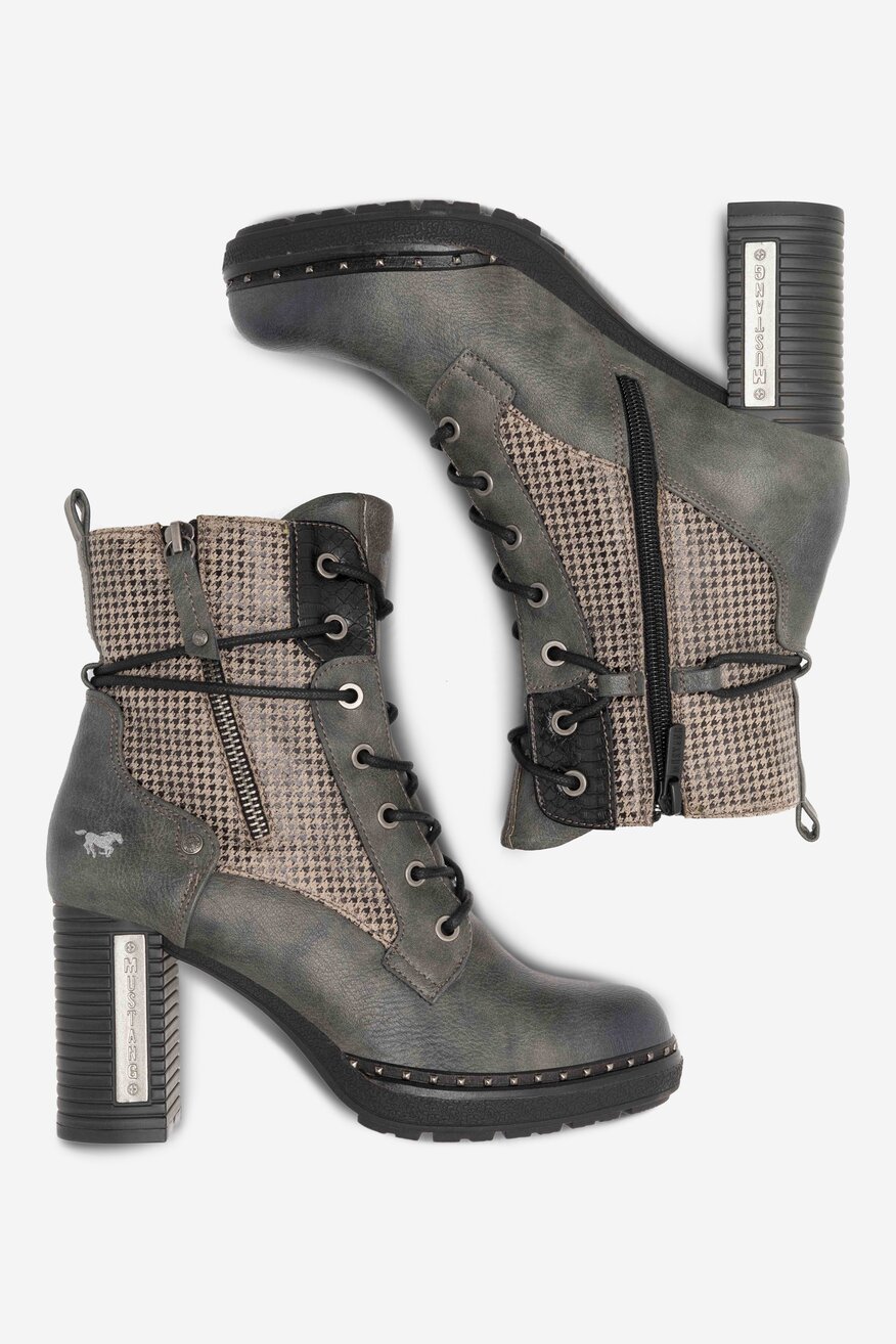 Trzewiki Mustang 1336-510 Szary