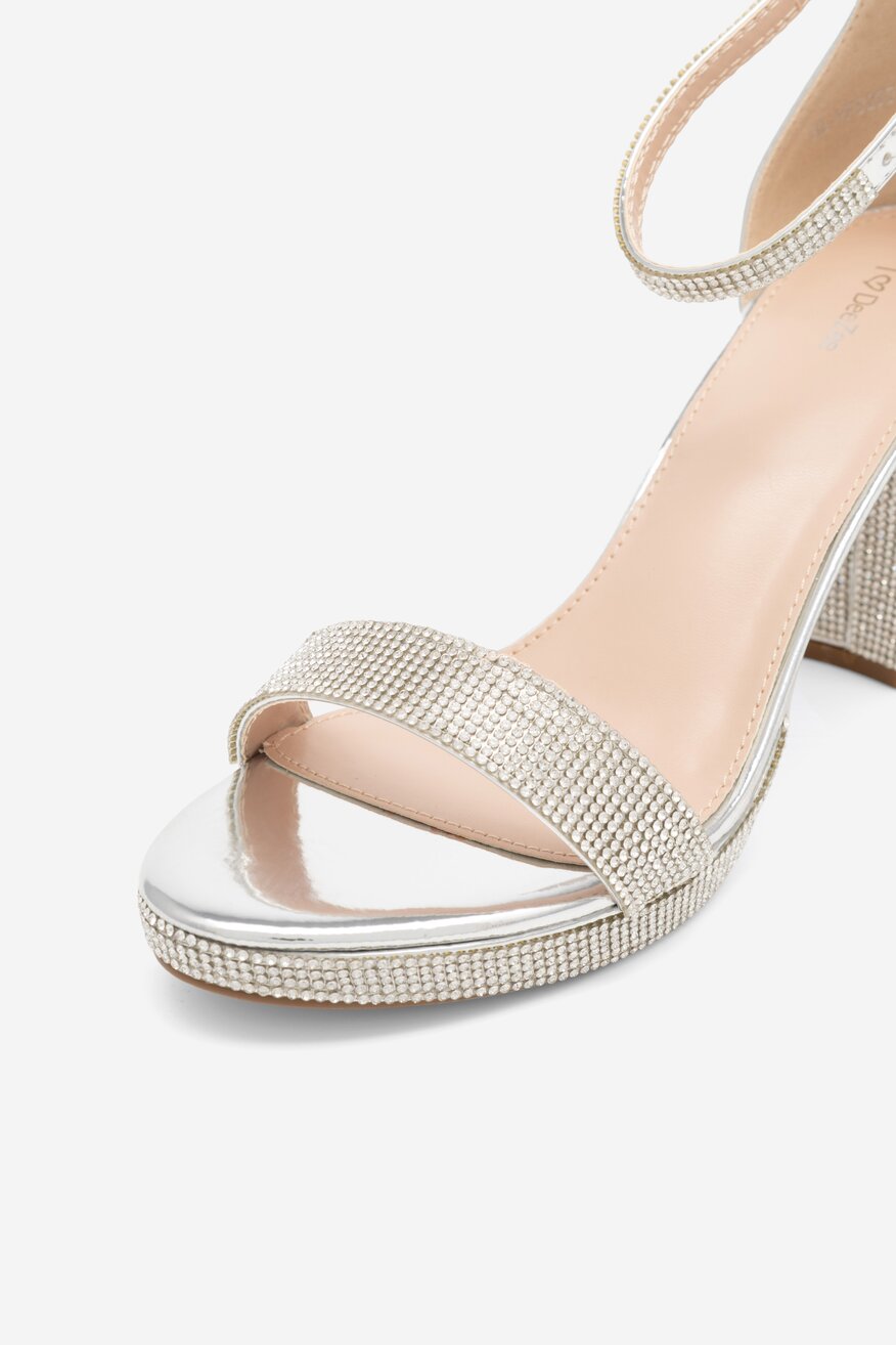 Sandały DeeZee KL-YF8290 Srebrny