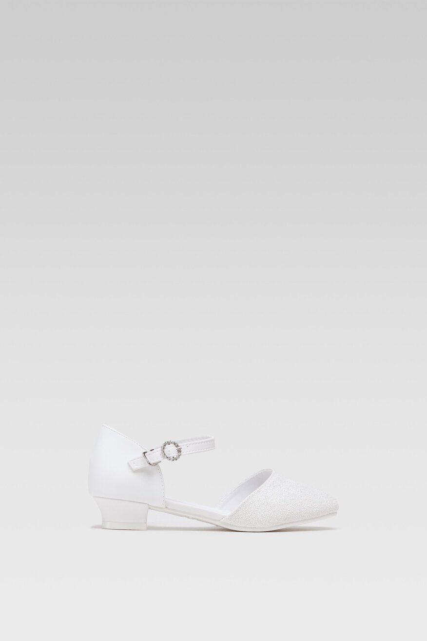 Baleriny Nelli Blu CM2110004CL-2 Biały