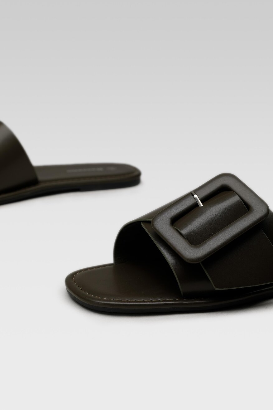 Klapki Bassano 23532HDC Khaki