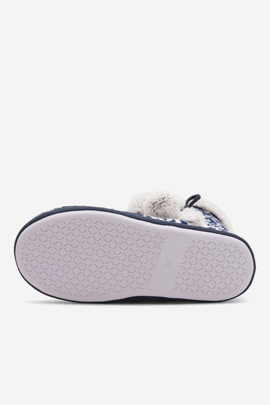 Kapcie Home&Relax 20SDR1147 Granatowy