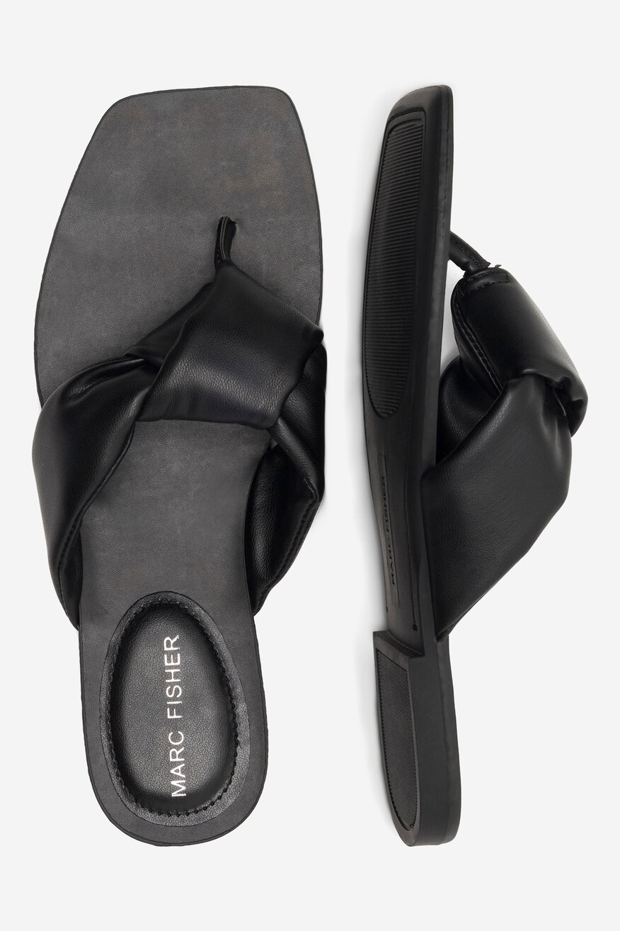 Klapki MARC FISHER F-BALER BLK01 Czarny