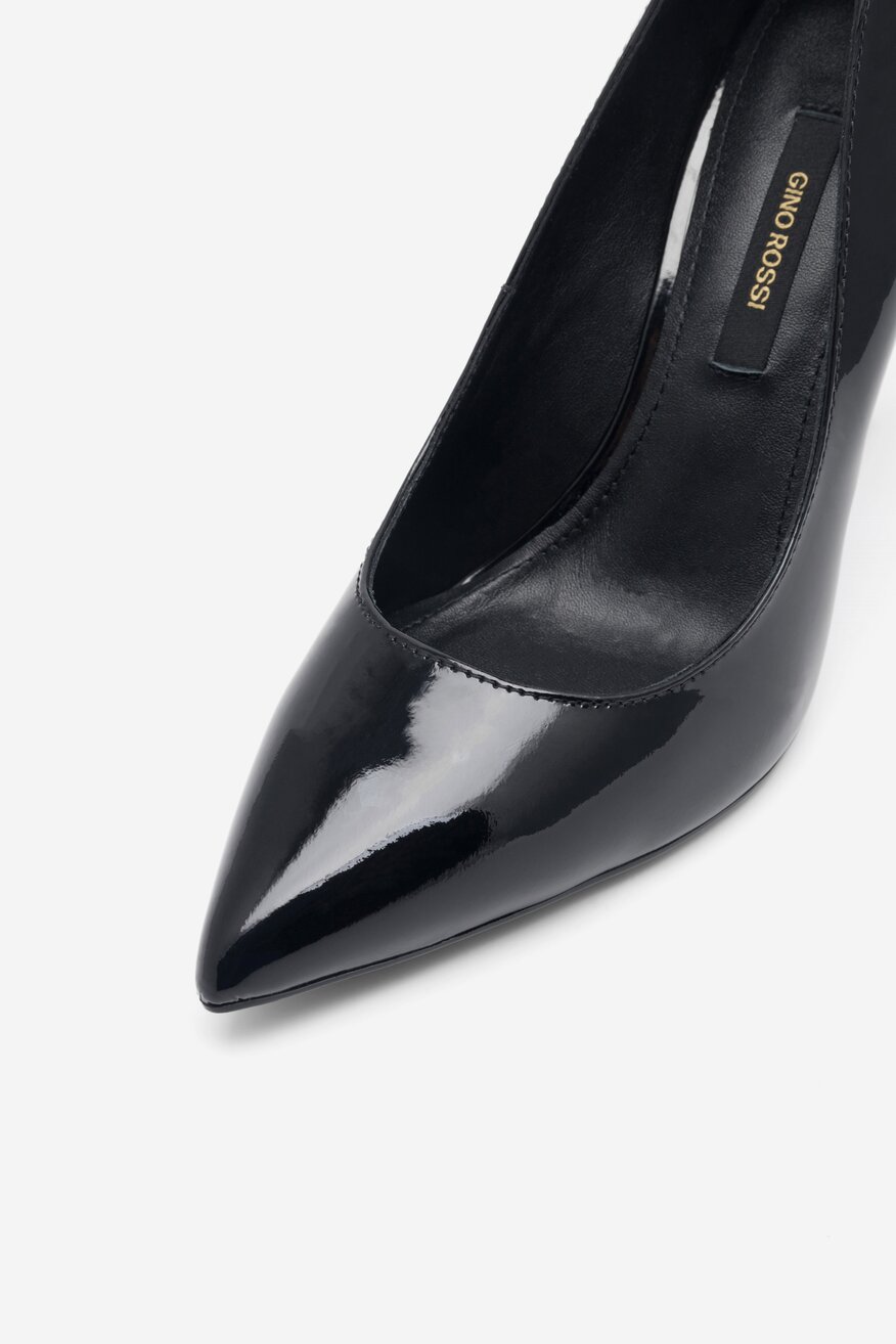 Czółenka Gino Rossi V-258-02 Czarny