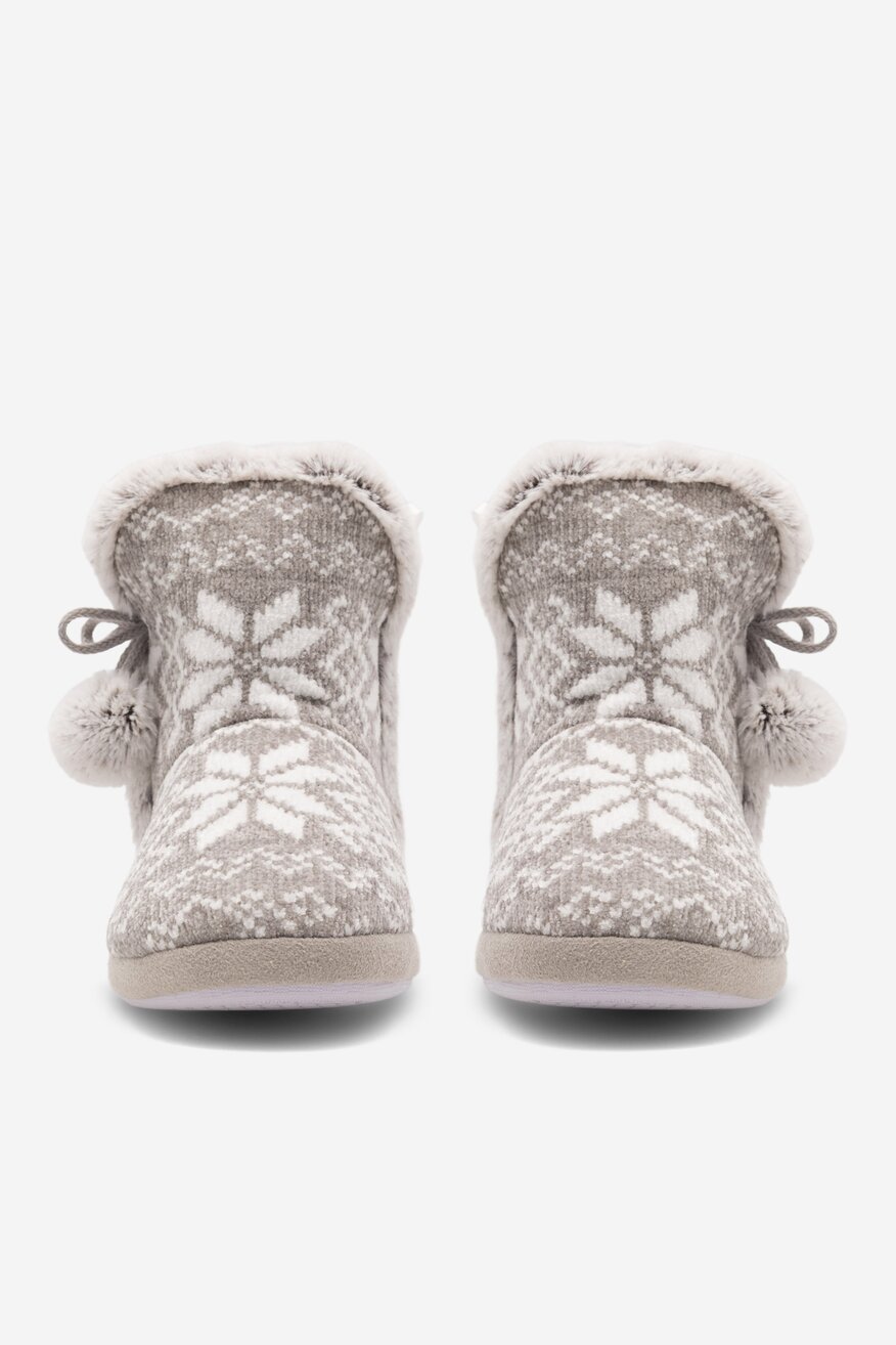 Kapcie Home&Relax 20SDR1147 Szary