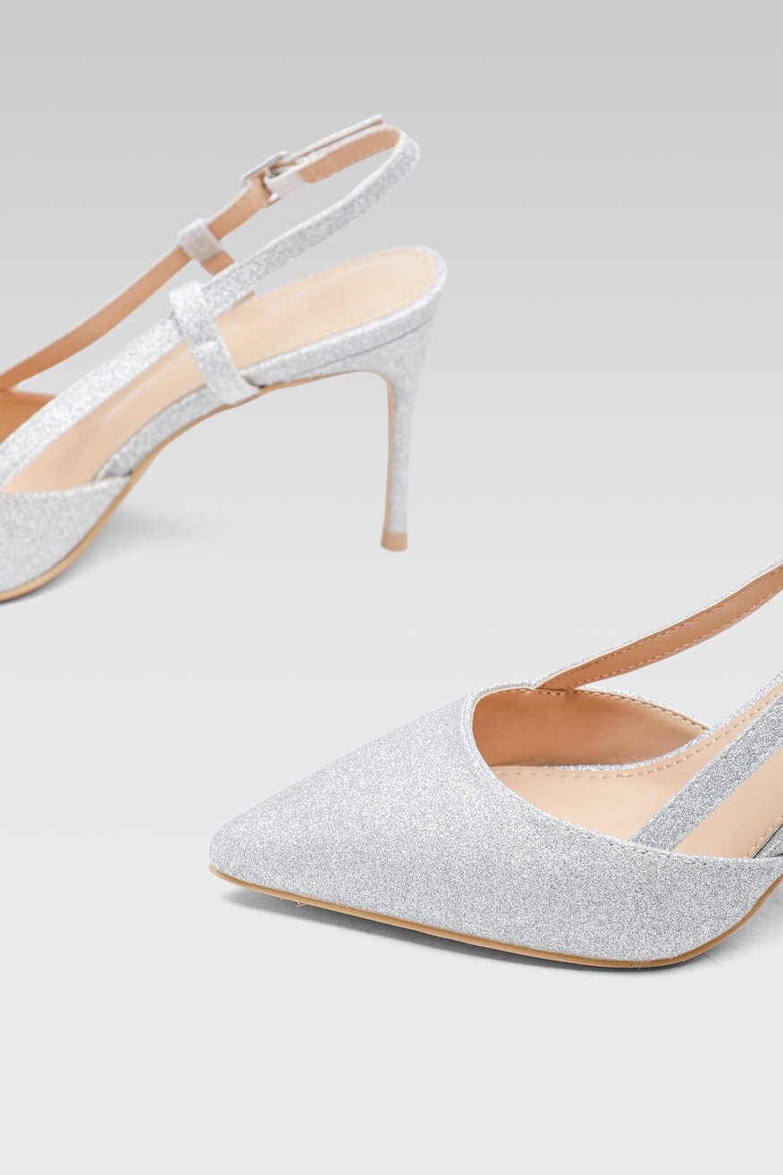 Czółenka Jenny Fairy KL-11270-01 Srebrny