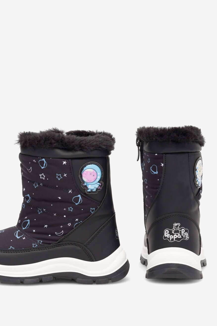 Kozaki PEPPA PIG AW23-229PP Czarny