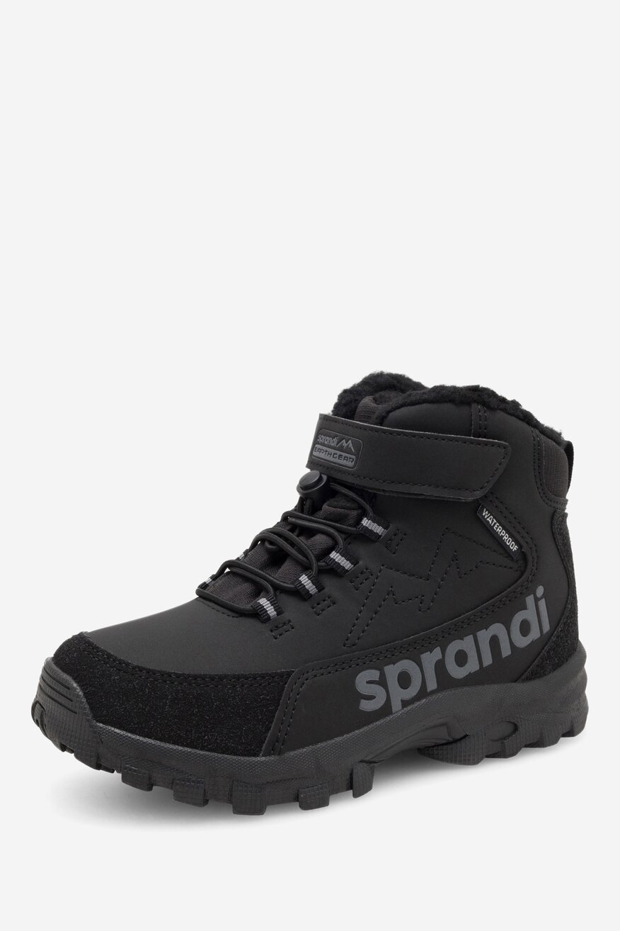 Trzewiki SPRANDI EARTH GEAR WINTER WAVE SCP86-25067 Czarny
