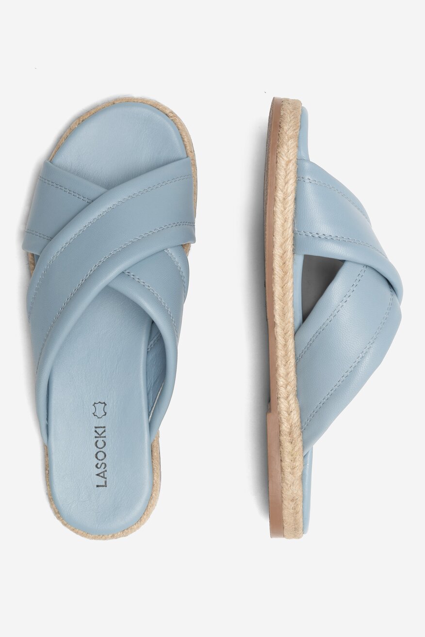 Klapki Lasocki CARPI EST-DOBRAWA-05 Niebieski jasny