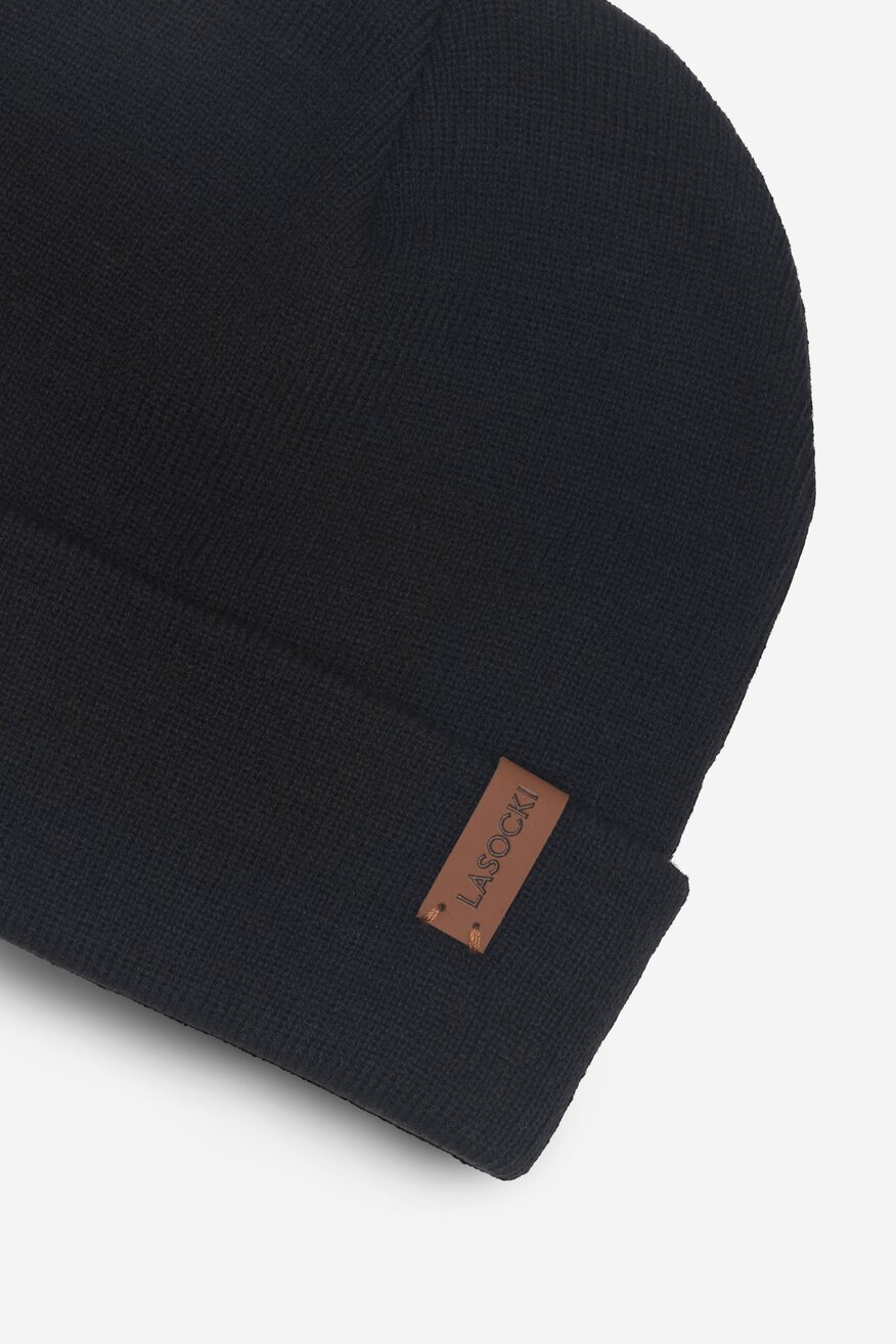 Czapka męska Lasocki 2M3-001-AW23 Czarny