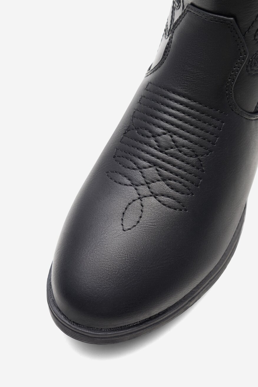 Botki Nelli Blu CM230220-17 Czarny