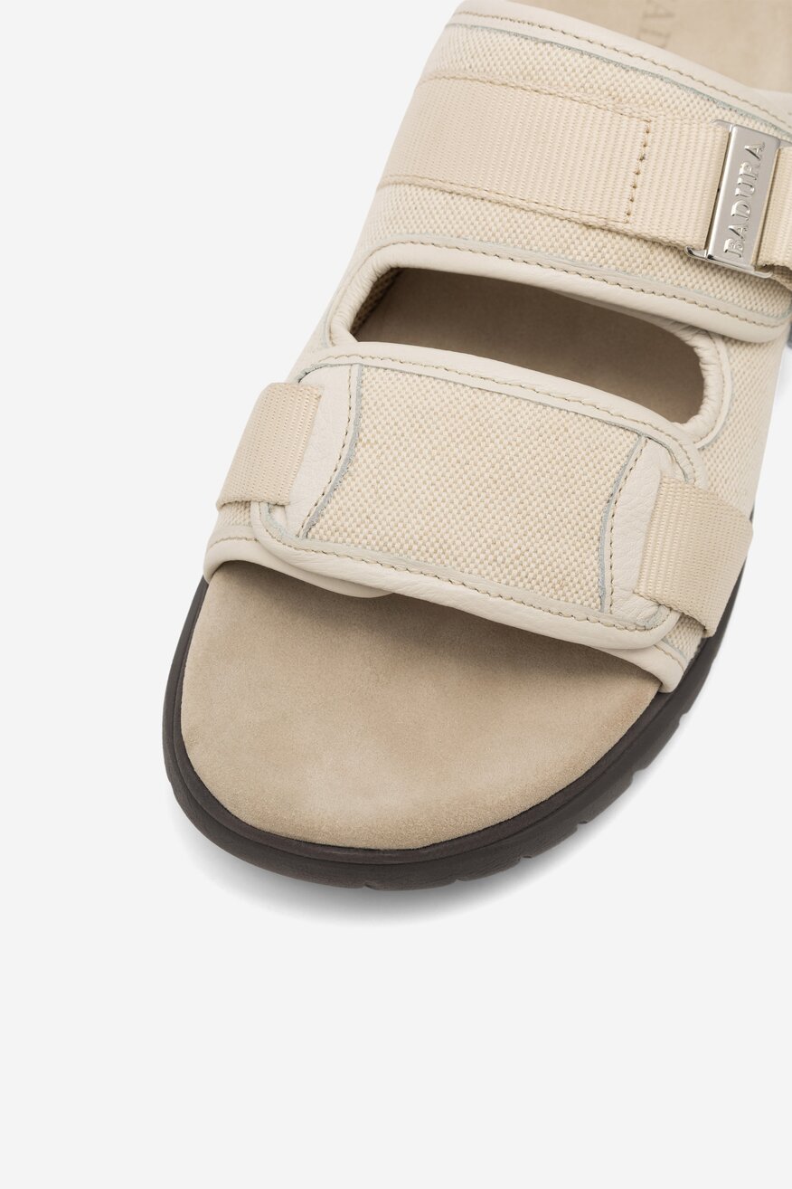 Klapki Badura BOBBY-01 MB Beżowy