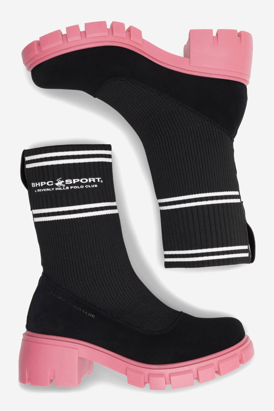 Botki Beverly Hills Polo Club WS5575-18 Różowy