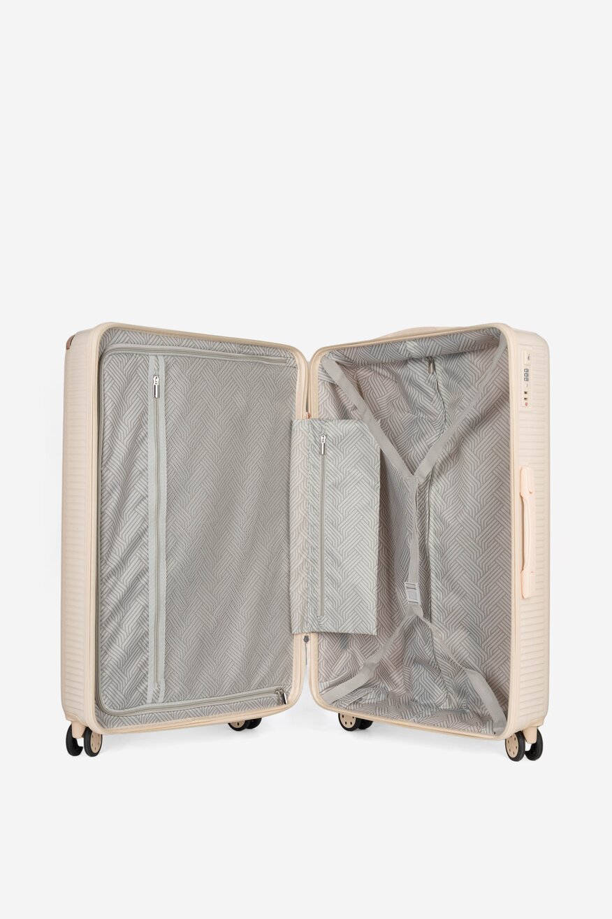 Walizka Lasocki WAS-L-001-S23 Beżowy