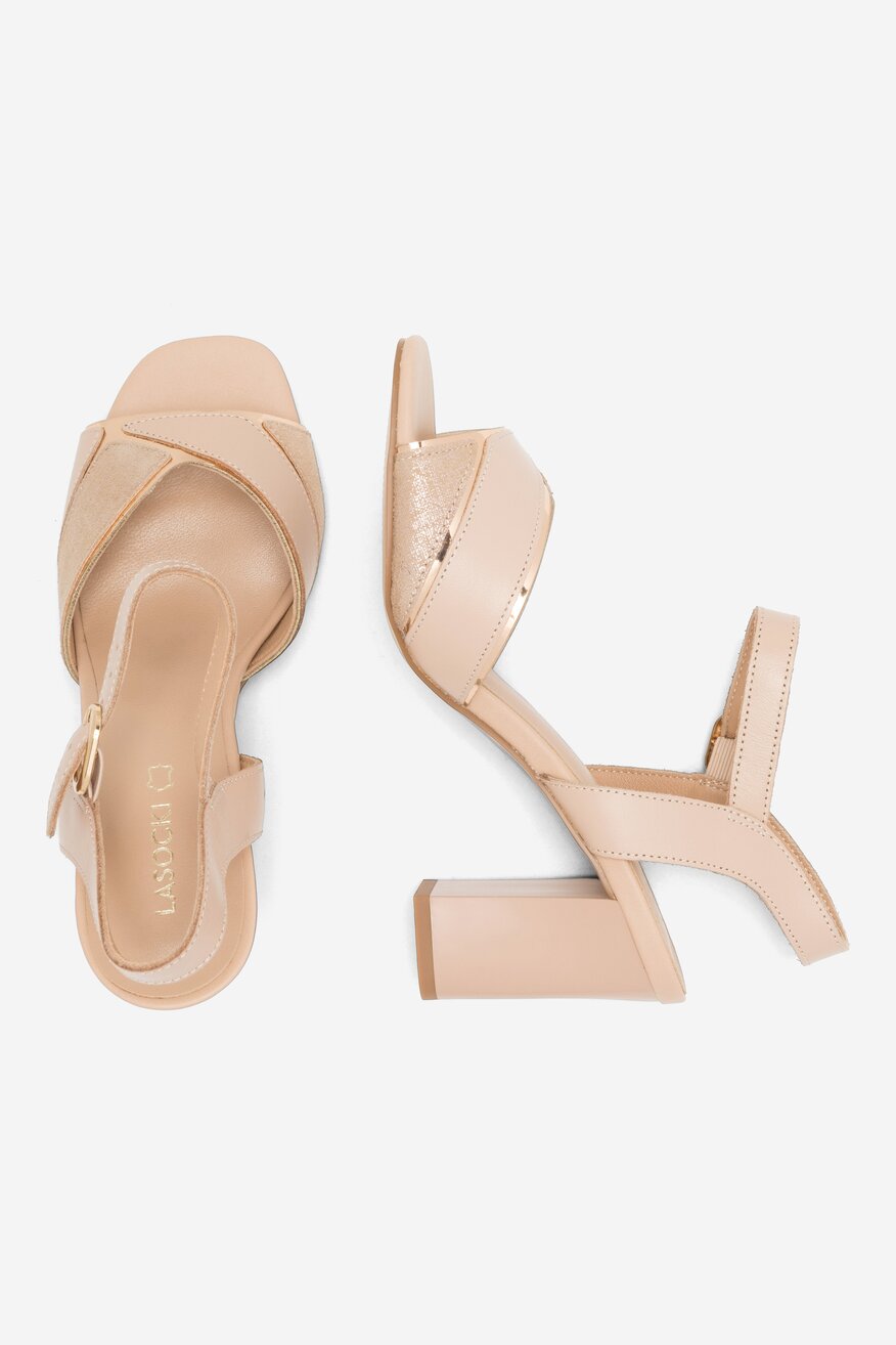 Sandały Lasocki WYL3119-3Z Beżowy