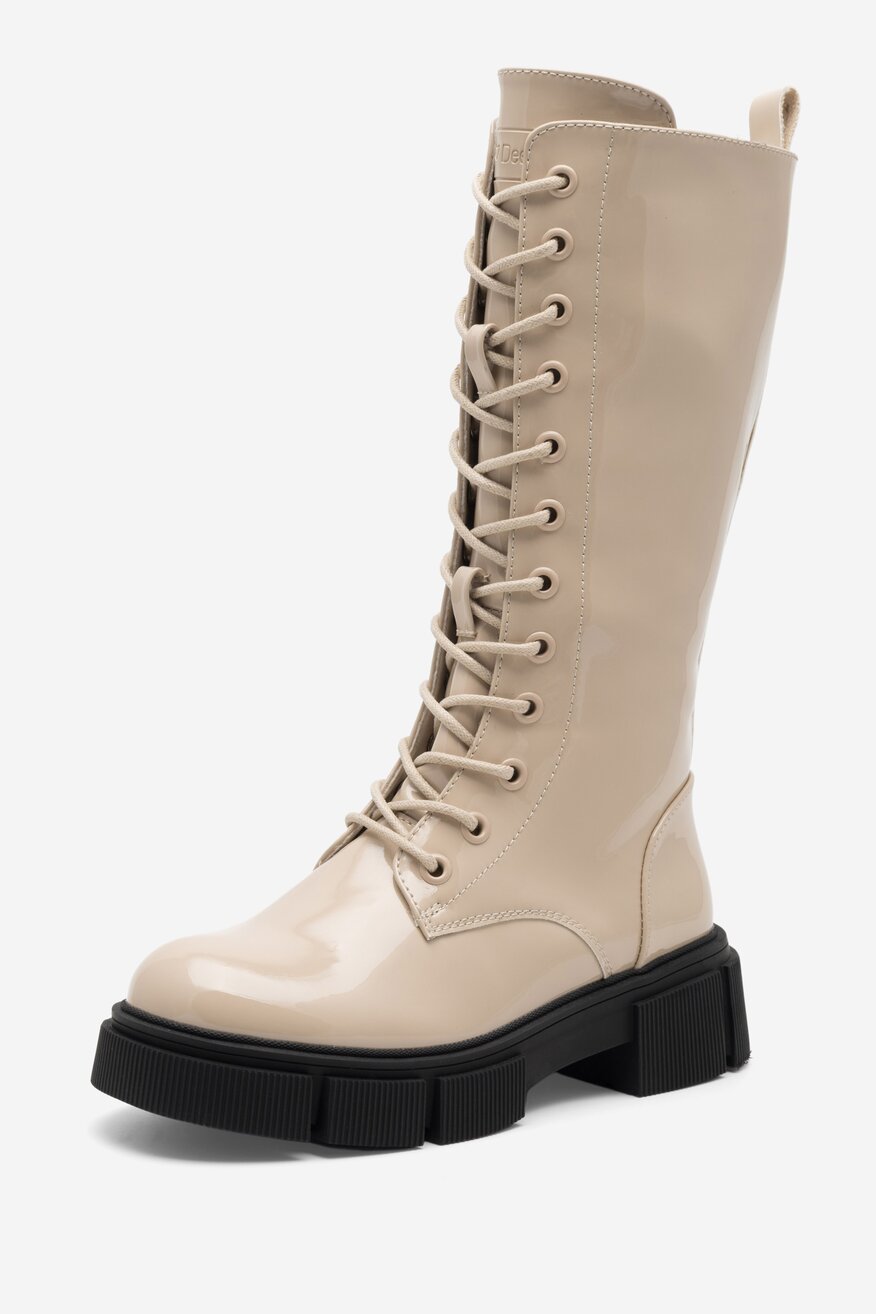 Kozaki DeeZee CS6191-2 Beżowy