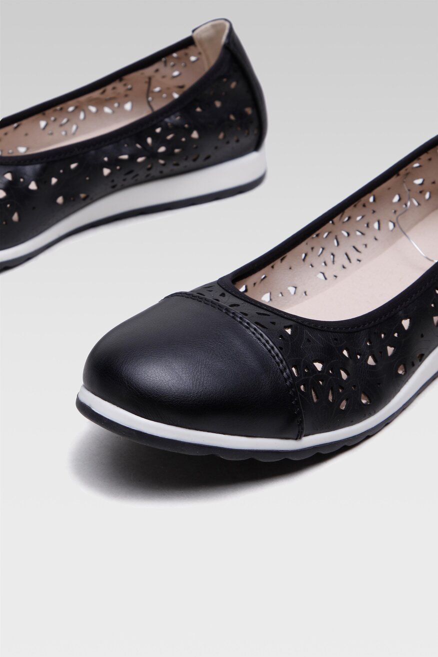 Baleriny Clara Barson WS5720-02 Czarny
